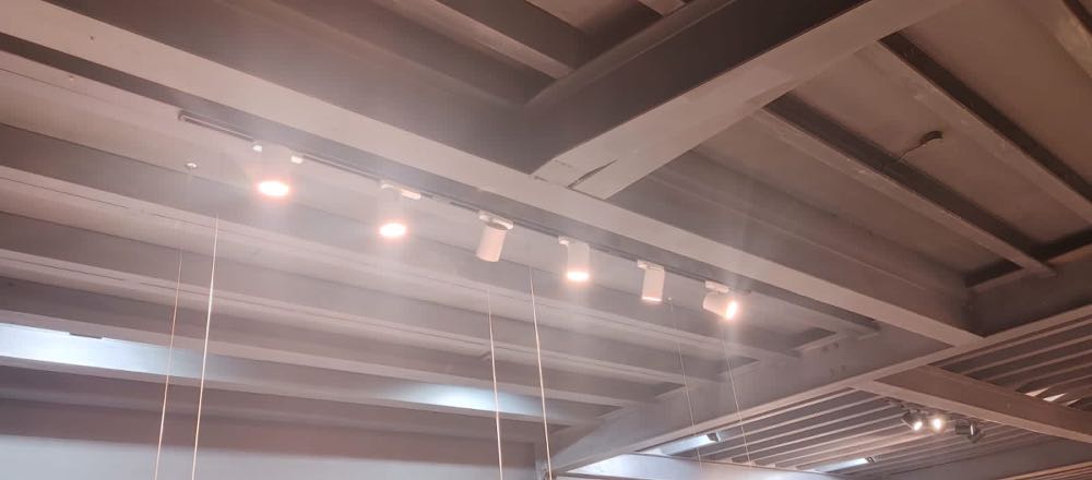 Modern showroom lighting